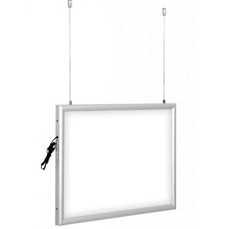 QUADRO DOBR&Aacute;VEL LED DUPLA FACE PARA TETO